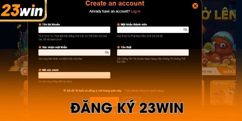 Đăng ký 23win
