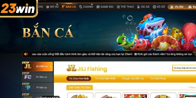 Giới thiệu tổng quan về bắn cá 23win