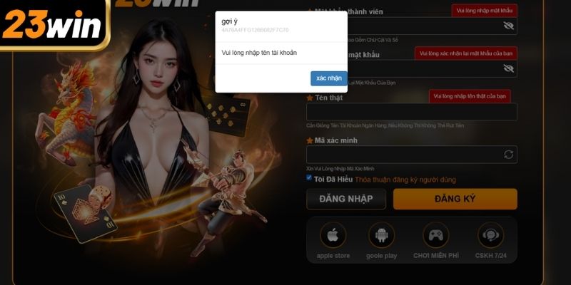 Lỗi không nhận mã xác minh qua email