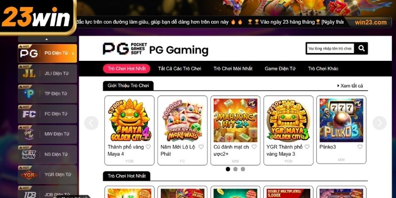 Giới thiệu Nổ hũ PG 23win