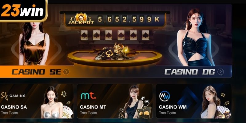Tìm hiểu đôi nét sơ lược về live casino 23win